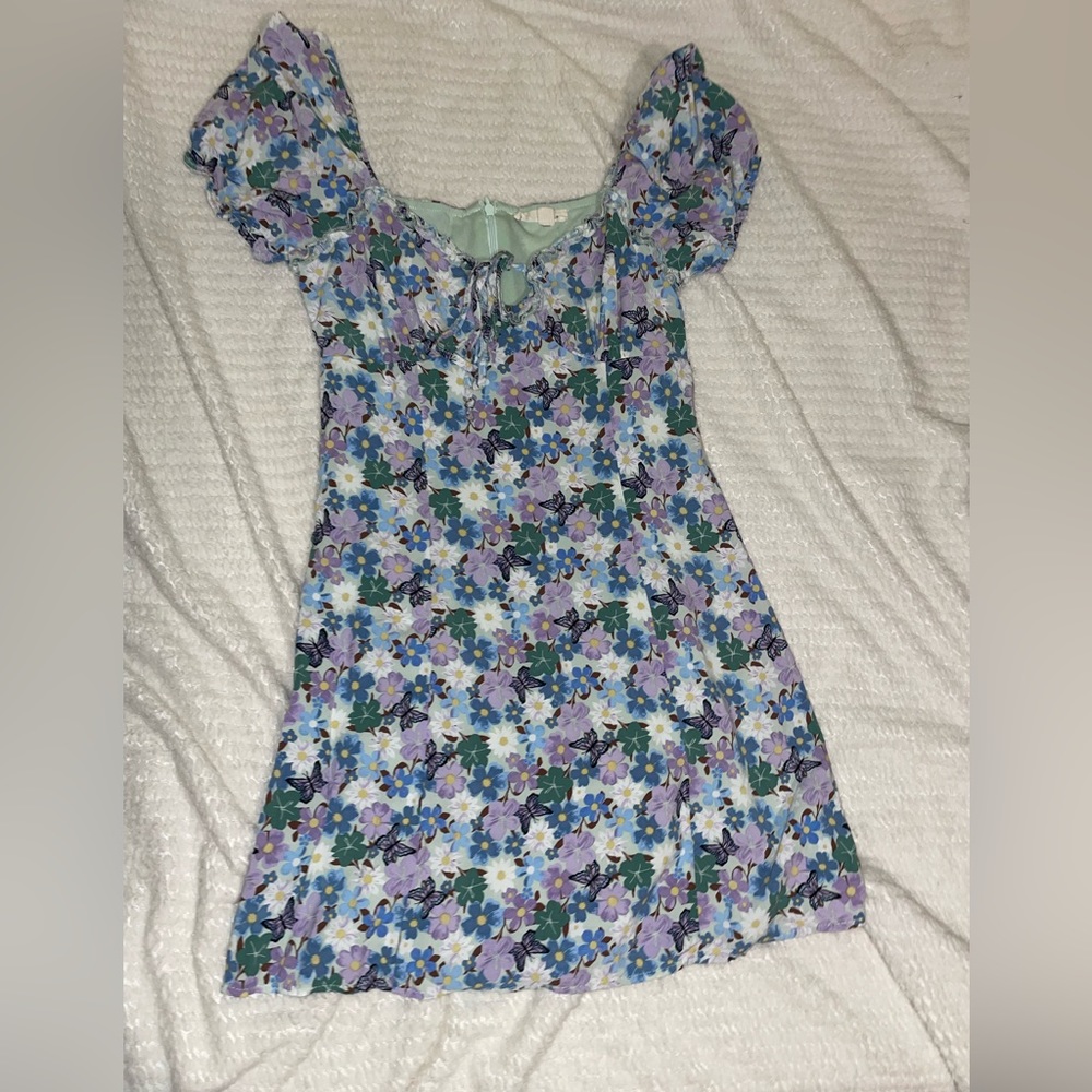 PacSun Babydoll Butterfly Spring Dress